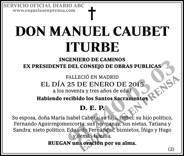 Manuel Caubet Iturbe